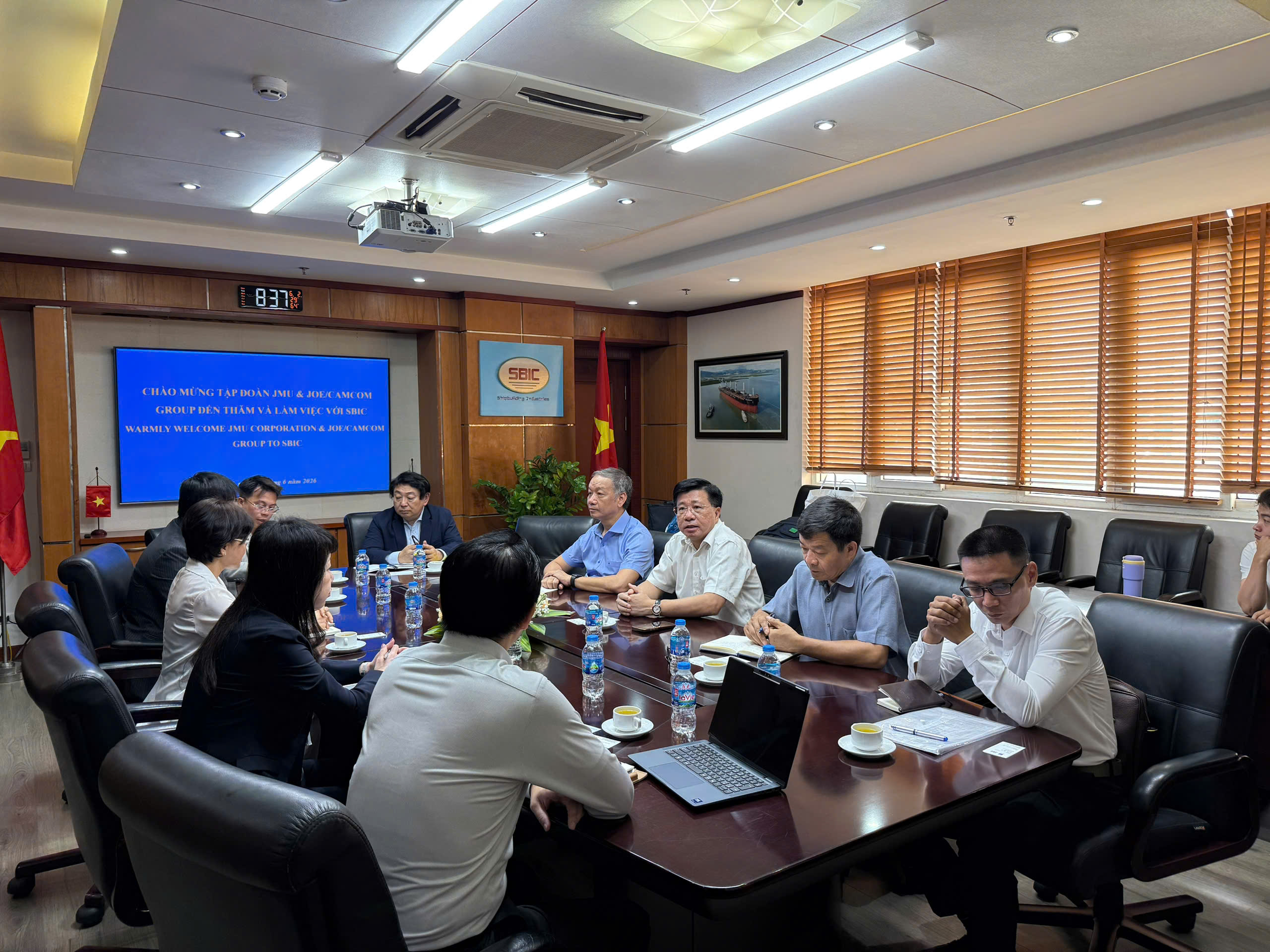 SBIC ĐÓN TIẾP ĐOÀN JMU VÀ NGHIỆP ĐOÀN JOE, THÚC ĐẨY DỰ ÁN CUNG ỨNG NHÂN LỰC CHẤT LƯỢNG CAO