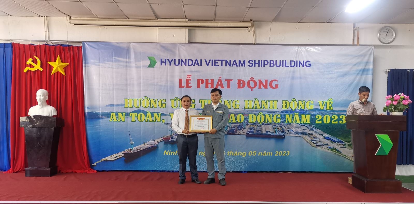 HVS: TỔ CHỨC LỄ PHÁT ĐỘNG THÁNG HÀNH ĐỘNG VỀ AN TOÀN, VỆ SINH LAO ĐỘNG NĂM 2023