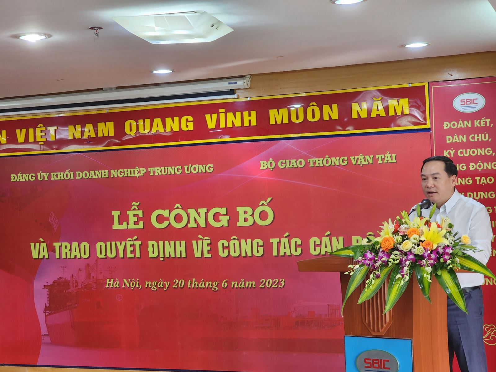 TỔNG CÔNG TY CÔNG NGHIỆP TÀU THỦY: ĐỒNG CHÍ NGÔ TÙNG LÂM – NHẬN QUYẾT ĐỊNH PHỤ TRÁCH ĐẢNG BỘ VÀ HỘI ĐỒNG THÀNH VIÊN TỔNG CÔNG TY