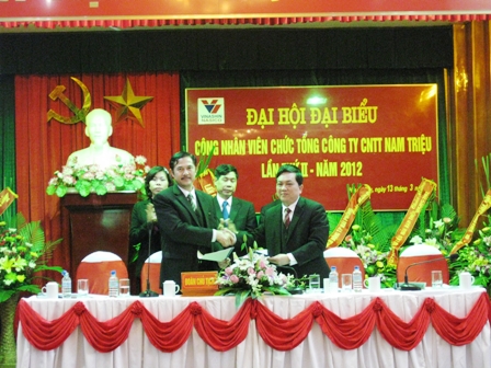 Tổng Công ty CNTT Nam Triệu: Đại hội CNVC lần thứ II - năm 2012