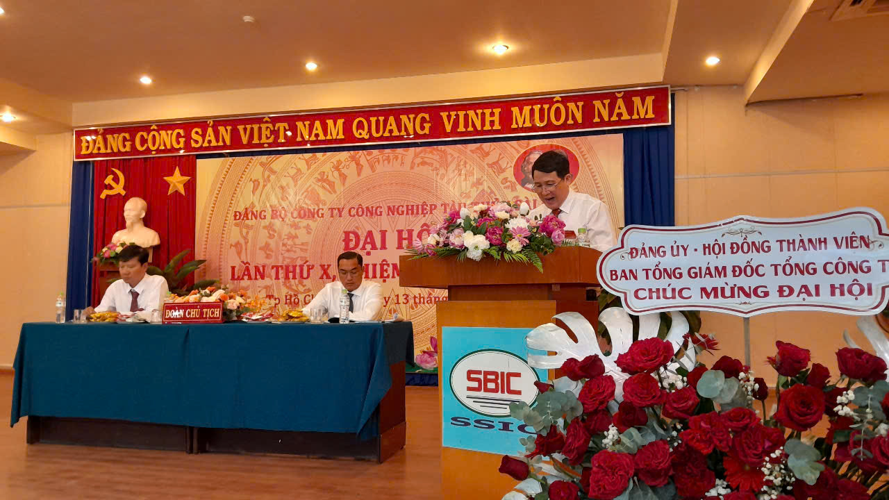 ĐẠI HỘI ĐẢNG BỘ CÔNG TY CÔNG NGHIỆP TÀU THỦY SÀI GÒN LẦN THỨ X NHIỆM KỲ 2025 -2030