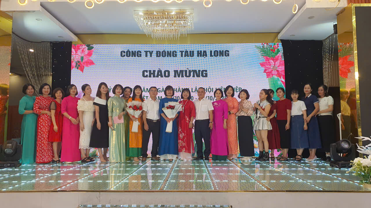 CÔNG ĐOÀN CÔNG TY ĐÓNG TÀU HẠ LONG:  VAI TRÒ CỦA CÔNG ĐOÀN VỚI CÔNG TÁC VẬN ĐỘNG, CHĂM LO HOẠT ĐỘNG NỮ CÔNG NHÂN LAO ĐỘNG