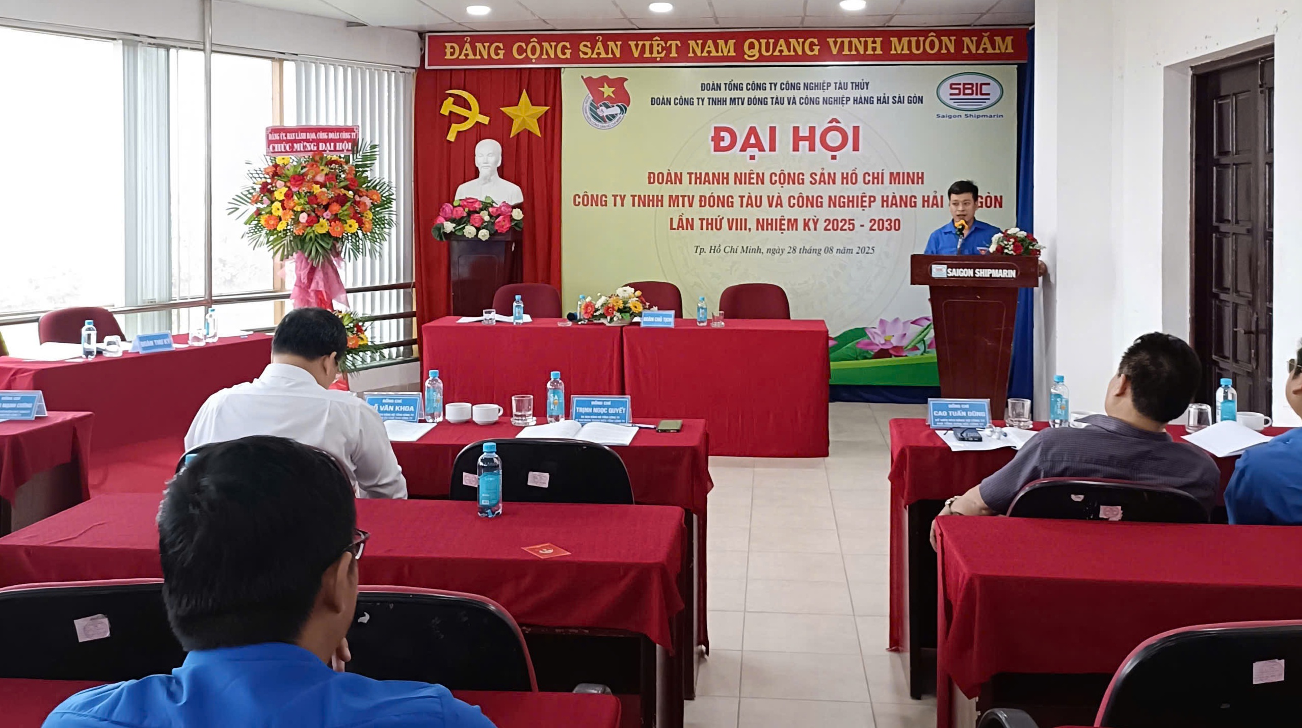 ĐẠI HỘI ĐOÀN CƠ SỞ CÔNG TY TNHH MTV ĐÓNG TÀU VÀ CÔNG NGHIỆP HÀNG HẢI SÀI GÒN NHIỆM KỲ 2025 – 2030