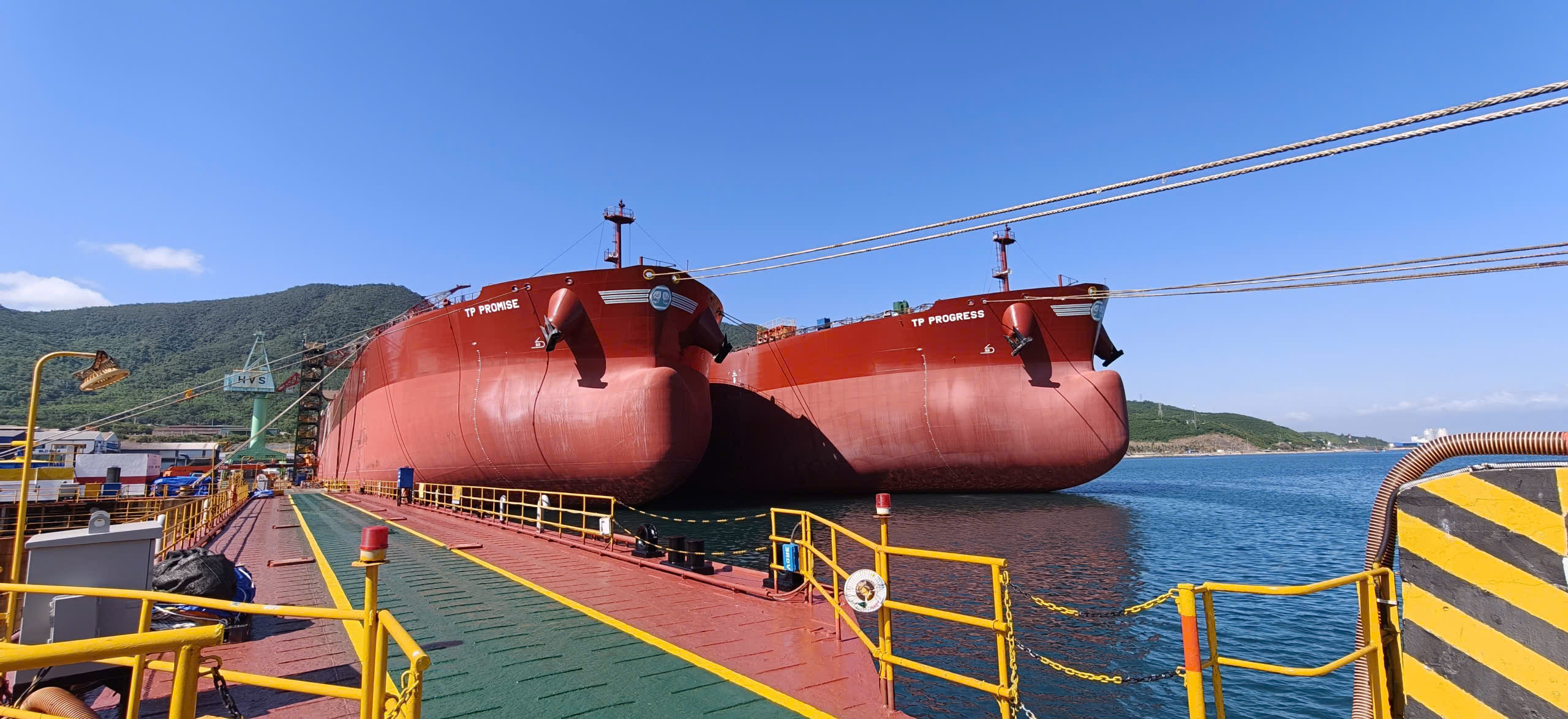 HVS TỔ CHỨC LỄ ĐẶT TÊN 03 TÀU CHỞ DẦU 115.000 DWT S566, S567 VÀ S568 