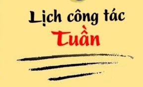 Lịch công tác tuần 50 TCT - 2018